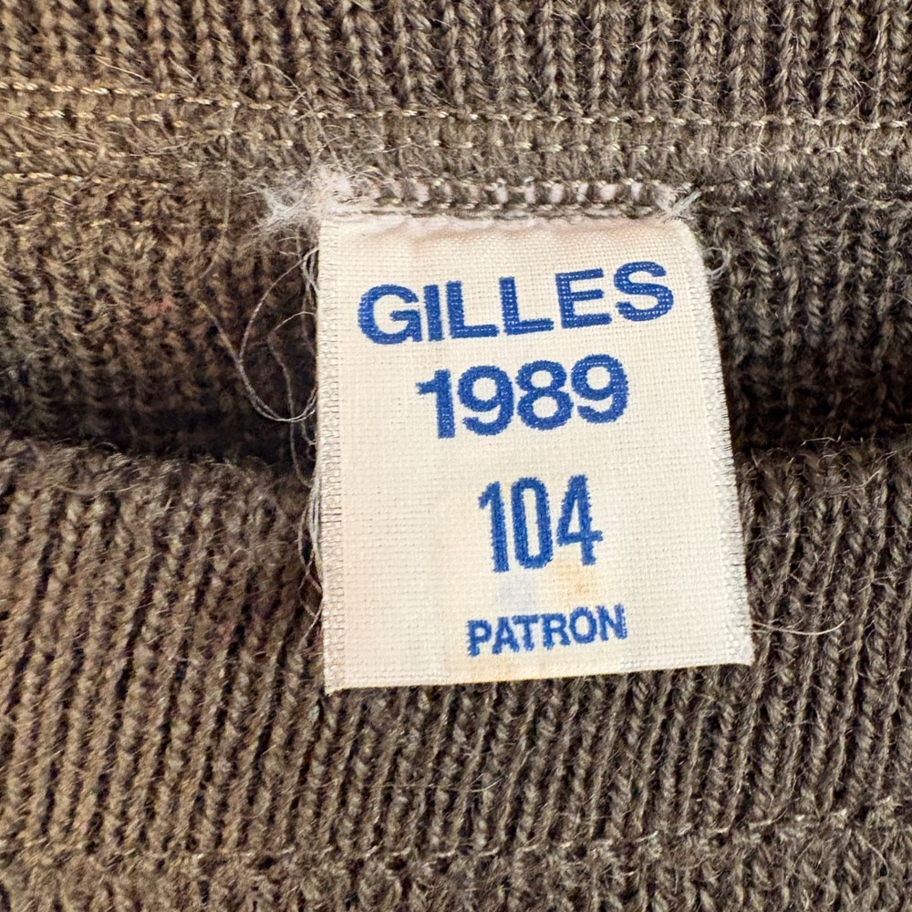 Vintage 1989 French Army Gilles Commando Sweater 104 L - Picture 2 of 9